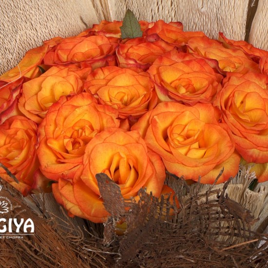 20 ORANGE ROSES BUNCH 20 ORANGE ROSES BUNCH