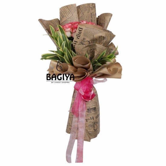 20 PINK ROSES BUNCH 20 PINK ROSES BUNCH