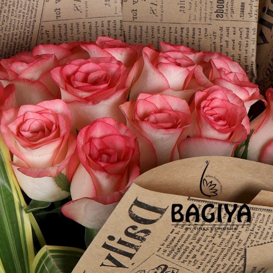 20 PINK ROSES BUNCH 20 PINK ROSES BUNCH